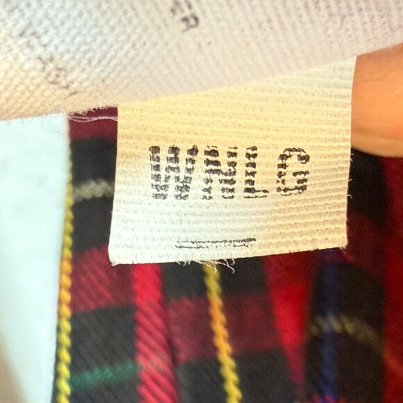 Vintage Esprit Plaid Jacket Medium Red Tartan 80s 90s Retro Cottagecore Plaid - Picture 10 of 12